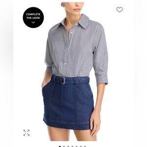 Simkhai Harlowe mixed media mini dress Size